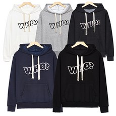 헤이유 WHO 후드티 기모후드티 오버핏 빅사이즈 큰옷 커플티 M~4XL