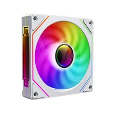 UPSIREN 140mm 케이스 냉각 팬 컴퓨터 케이스 팬 4핀 PWM PC 팬 두께 25mm 1200/2500RPM 속도 40/65CFM 무소음 CPU 냉각 팬 (1P, 14CM, 1, 화이트