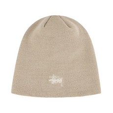 명품 스투시 비니 모자 1321085 CREAM