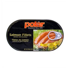 MW Polar Salmon Fillets MW 폴라 연어 필릿 통조림 7.05oz(200g) 12팩, 200g, 12개
