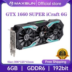 RTX4090 RTX4090FE rtx4090 rtx4080MAXSUN-그래픽 카드 데스크탑 컴퓨터용 비디오 새로운 RTX 3080 iCraft, 08 1660 Super iCraft 6G