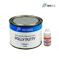 아이피피 IPP PP200 폴리 퍼티 200g 틈메우기 원형제작 프라모델 건담도색 피규어제작, 아이피피 PP200 폴리 퍼티 200g