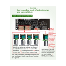 ZK-HT22 리드형 블루투스 파워 앰프 모듈 2.1 채널 톤 서브우퍼 클래스 D AMP 스피커용 160W X2 +, 한개옵션0, 한개옵션0 - es100mk2