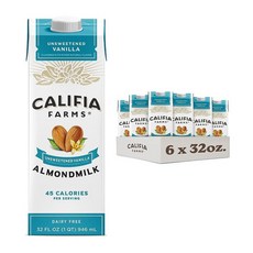 칼리피아맘스 무가당 바닐라 아몬드우유 946ml 6개