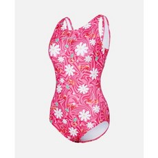 레노마수영복 LS2E808 여성 앵두 U백 실내수영복 RD