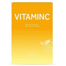 BARULAB K-Beauty Beauty Value Pack 비건 비타민 C 페이셜 마스크 다크 닝 피부 노화 방지 한국 데일리, 1