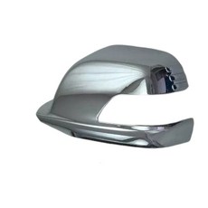 사이드미러커버 자동차 외부 사이드 백미러 커버 하우징 쉘 혼다 CRV 2007 2008 2009-2011 RE1 RE2 RE4 76256-SWA-P21 76206-SWA-P21, [07] Chrome Left, Chrome Left, 1개