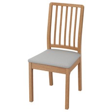 이케아 에케달렌 의자 식탁의자 참나무무늬/라이트그레이, 705.520.88, 1개, 기본색상