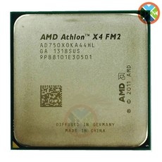 CPU AMD Athlon II X4 750X 750 3.7G 65W AD750XOKA44HL 쿼드 코어 소켓 FM2, 한개옵션0