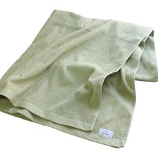 hiorie (히오리에) 일본제 대형 목욕 타월 호텔 스타일 타월 90×180cm 티그린 대형, 1개
