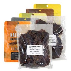 Kaimana Jerky Ahi Tuna Variety - 7 Pack Bundle Protein Rich High Omega-3's - Flavorful All Natura, 1