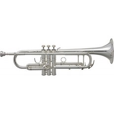 백 Bach B ♭ 트럼펫 TR400 실버 도금 전용 케이스 포함