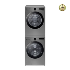 LG전자 트롬 세탁기 모던 스테인리스 23kg + 건조기 모던 스테인리스 20kg 세트 FX23VNA-2VA 방문설치