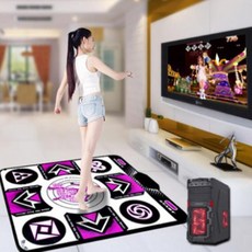 가정용게임기 여아 자녀 통이넓은 댄스 담요싱글 여성가정용 핸드폰 운동 실내 게임 패밀리카펫 겸용 더블, T15-유선형 싱글 컴퓨터 전용