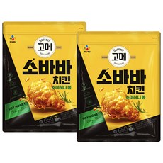 고메 소바바치킨 소이허니 봉, 2개, 650g