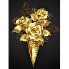 보석십자수꽃다발