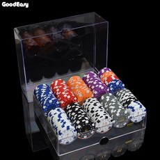 100 pcs-1000 개/대 12 교 11.5 그람/몫 ABS 금박 포커 칩 동전 텍사스 홀덤 포커 게임 Fichas 포커 칩 세트, 200pcs with lid_4