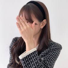 시프트에잇 하프 벨벳 헤어밴드 머리띠