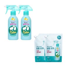 온더바디 발을씻자 코튼풋샴푸 레몬 385ml 2개 + 리필 500ml 레몬 2개, 1개