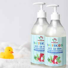 타이니핸즈 베이비키즈 올인원 샴푸바디워시 피부면역 다래추출 특허, 2개, 500ml