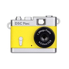 켄코(Kenko) 디지털카메라 DSC Pieni 131만 화소 사진 동영상 촬영, 옐로우