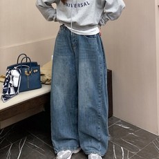 안녕윤수야 제너럴 세미크롭 후드맨투맨