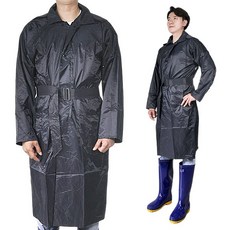 청소왕국 심플 코트 우의 네이비 3XL, 1개