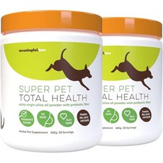  강아지와 고양이 프로바이오틱스 다나우스티브 건강 내 섬유질 스킨 코트 미 내추럴 재료 2개만 2팩 