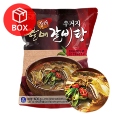 옥천 장터할매 우거지갈비탕 1박스(600g x 25개), 25개, 600g