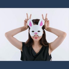 토끼 스펀지 동물가면 분장마스크 파티용품 깜짝이벤트 역할극 유치원공연