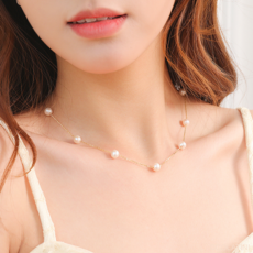 실버925진주목걸이