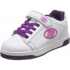 Heelys 소녀 듀얼 업 X2 운동화 화이트 / 퍼플 / 플래시 화이트 / 퍼플 / 플래시 31 EU