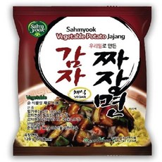 우리밀 채식 감자짜장라면(128g) 8봉 (W206855), 8개