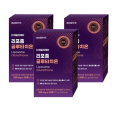 경남제약 데일리케어 리포좀 글루타치온 30정 x 3박스, 3개