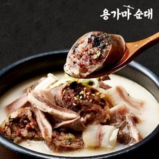 용가마순대 토종 특 순대국 700gx5팩 사골육수토종순대돈머리고기돈소창 집들이선물, 단품