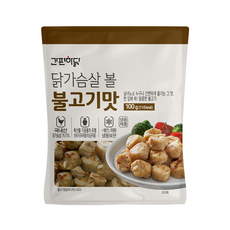 마니커 [진심닭컴] [간편하닭] 닭가슴살볼 불고기맛, 10개, 100g