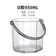 스텐 아이스버켓 바스켓 와인통 스테인레스 스틸 얼음 위스키 양동이 술집 와인바, 【아이스 알갱이통 팔각】950mL, 1개