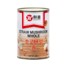 화풍 초고버섯 (홀) 버섯 통조림, 400g, 3개