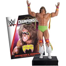 이글모스의 잡지 26호를 가진 영웅 콜렉터 WWE 챔피언십 컬렉션 얼티밋 워리어, 상세페이지 참조
