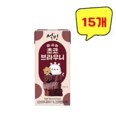 설빙 마시는 초코브라우니, 15개, 190ml