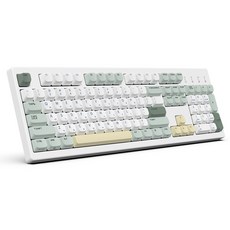 한성컴퓨터 유무선 기계식 키보드 스카이블루 뽀송 40g, 말차크림, TFG Cloud CF, 제조사축