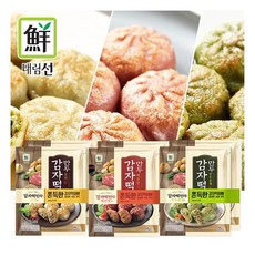 [사조대림] 감자떡만두 1kg (고기 매운맛 부추잡채 중 선택), 선택:01. 고기 감자떡만두