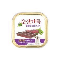 튼튼한 소고기 100g 24개 애견통조림 강아지통조림 강아지간식 애견간식 강아지통조림 애견통조림 강아지사료, p상품선택q