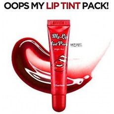(berrisom 베리사무) Oops! My Lip Tint Pack 웃뿌스 내 립 틴트 팩 버진 레드 (리얼 레드), 1, 단일상품