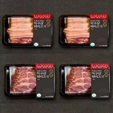 한돈 4구 선물세트 삼겹살 500g x2+목살 500g x2, 1박스