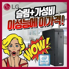 LG전자 고용량 i5 컴퓨터 슬림본체PC 인터넷검색 문서작성 고급 사무용 데스크탑 조립PC, i5-2400/8G/HDD500G/윈7, LG슬림PC