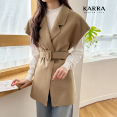 카라 KARRA 리스트숄더베스트자켓+벨트SET A3F0727