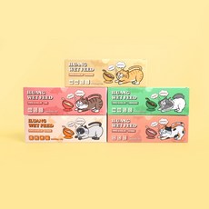 이루앙 고양이 습식 사료 간식 캔 연어 30g 12개, 고등어&참치