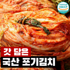 [미래찬] HACCP 갓 담은 국내산 배추김치 포기 김장김치