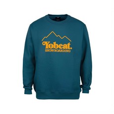 요비트 YOBEAT LOGO CREWNECK FOREST 스노우보드 크루넥 티셔츠 스웻 셔츠 맨투맨